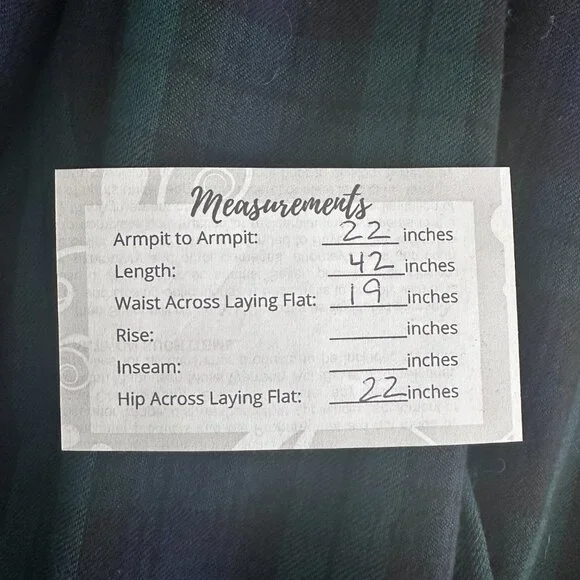 Vintage Brooks Brothers Flannel Plaid Shift Midi Dress Frock Green Blue Wool 14 - Picture 13 of 14